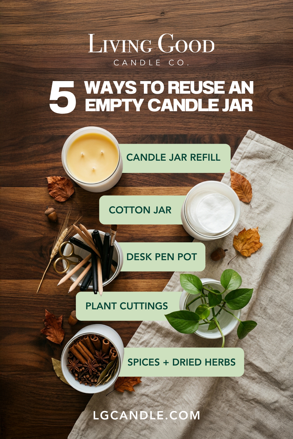 How to Reuse Candle Jars: Clean, Repurpose, or Refill