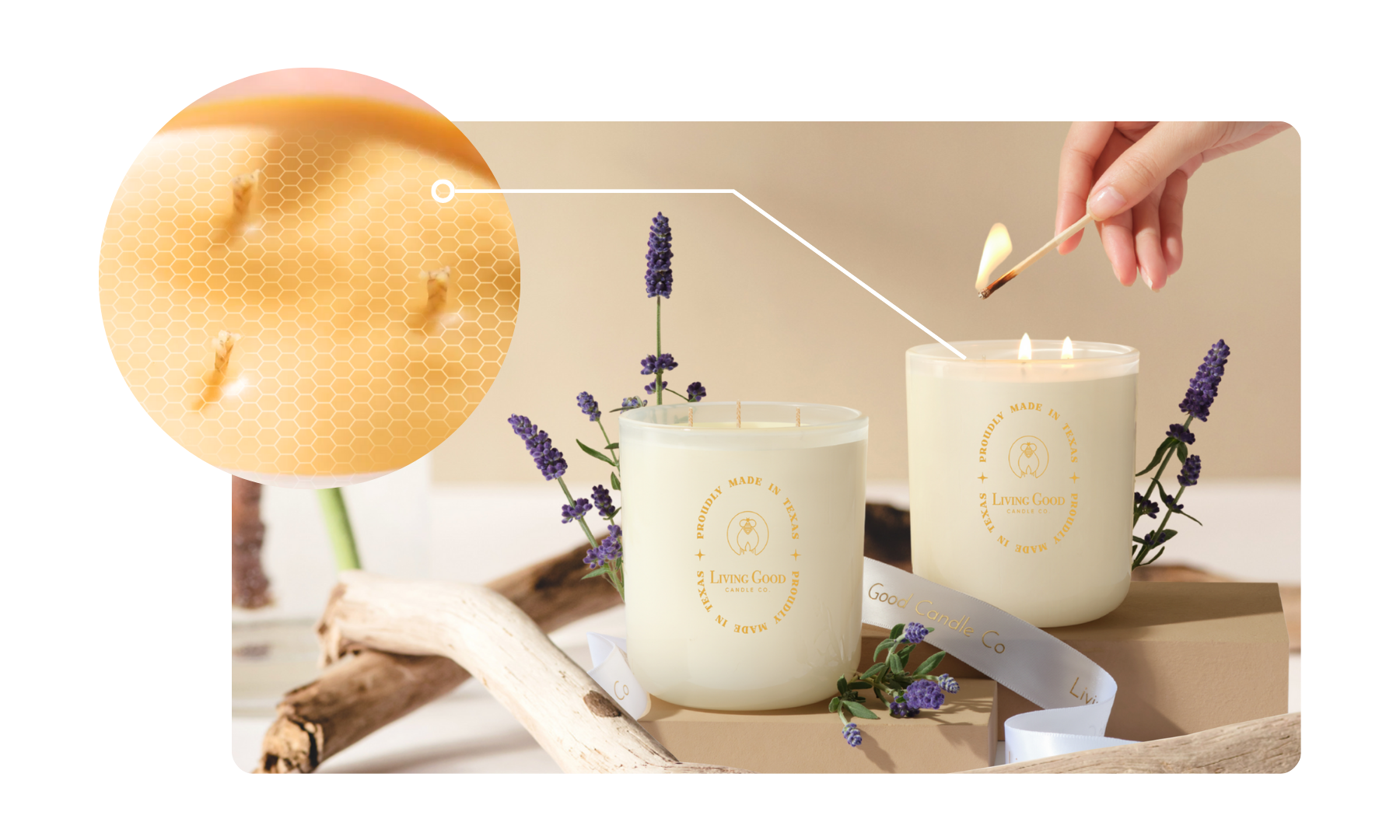 Beeswax Candle